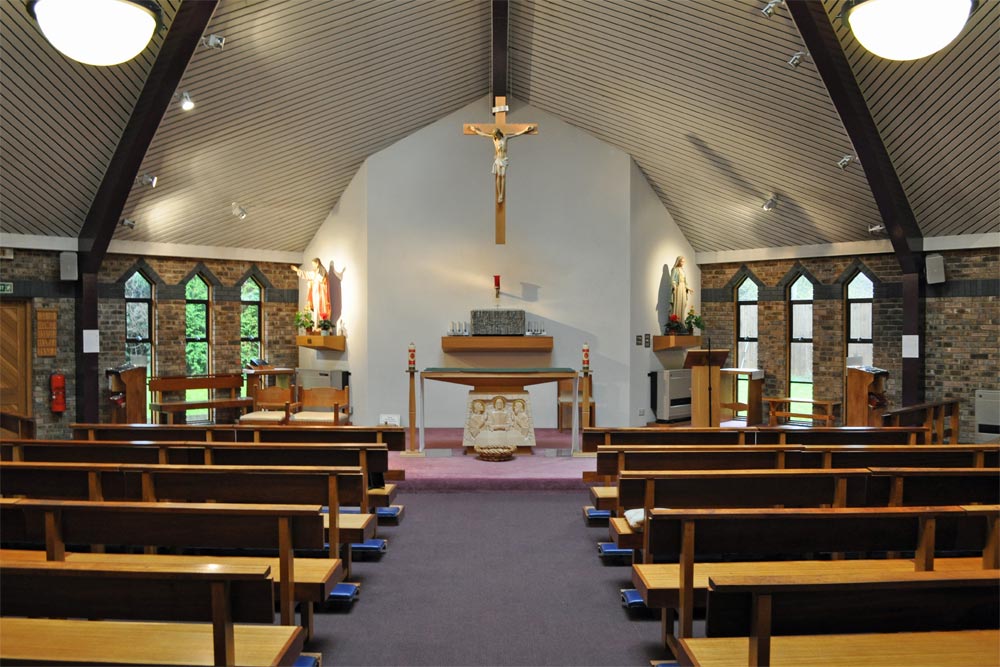 Interior of St Wulstan RC Church, Totteridge